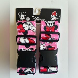 Disney set of 2 luggage straps NWT